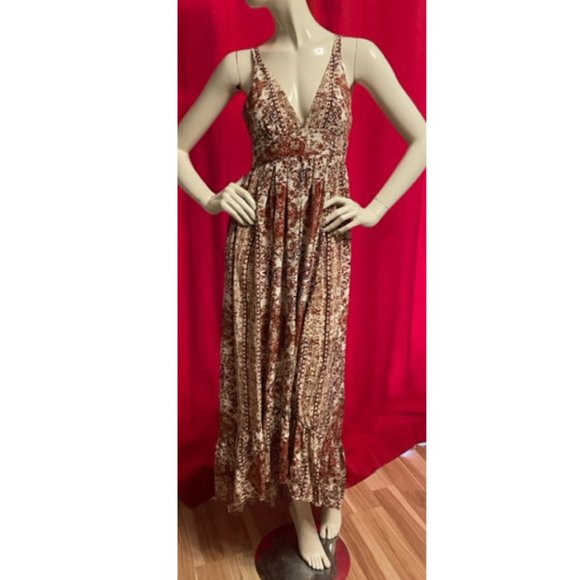 L'AGENCE Rosalina Silk Maxi Dress Size 4 - Picture 2 of 5
